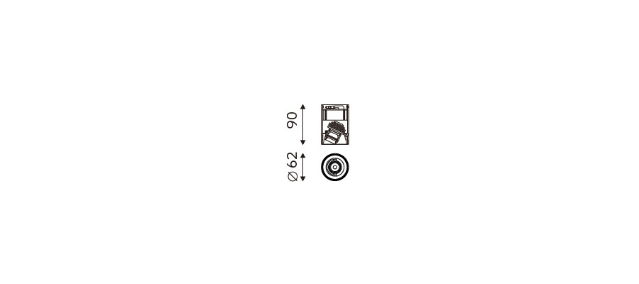 ADJ 62 dimension drawing
