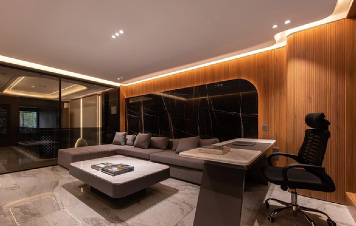 Luxury Hotel Lobby